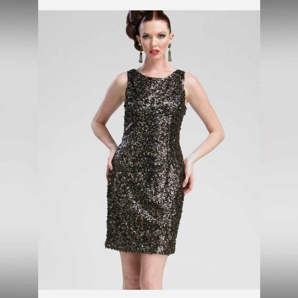 Sue Wong Sequin Cocktail dress, size 8